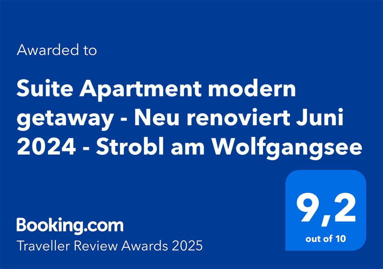 Suite Apartment Modern Getaway - Neu Renoviert - Strobl Am Wolfgangsee Щробл Екстериор снимка